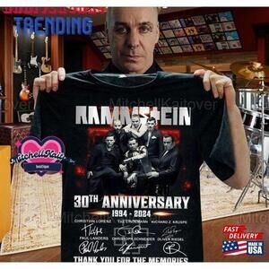Rammstein Shirt 30Th Anniversary Band Unisex Tshirt